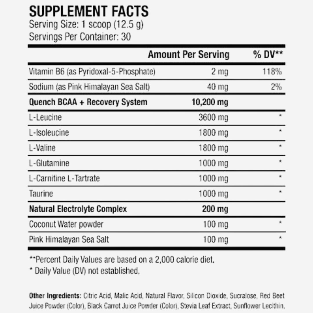 Aminoácidos ANS Quench Bcaa 30 Servicios Superfruit