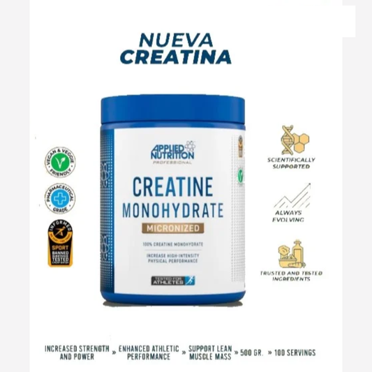 Creatina monohidratada 500 G Applied Nutrition