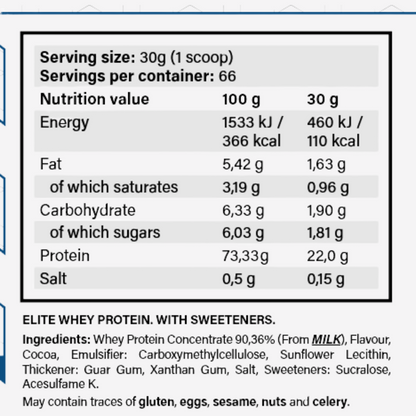 Proteina Elite Whey (1 Kg) – Yava Labs