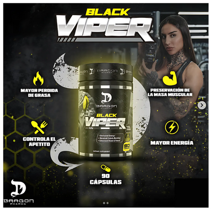Black Viper de Dragon Pharma 90 caps