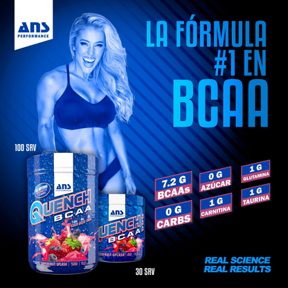 Aminoácidos ANS Quench Bcaa 30 Servicios Superfruit