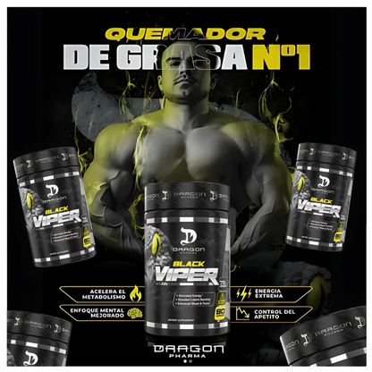 Black Viper de Dragon Pharma 90 caps