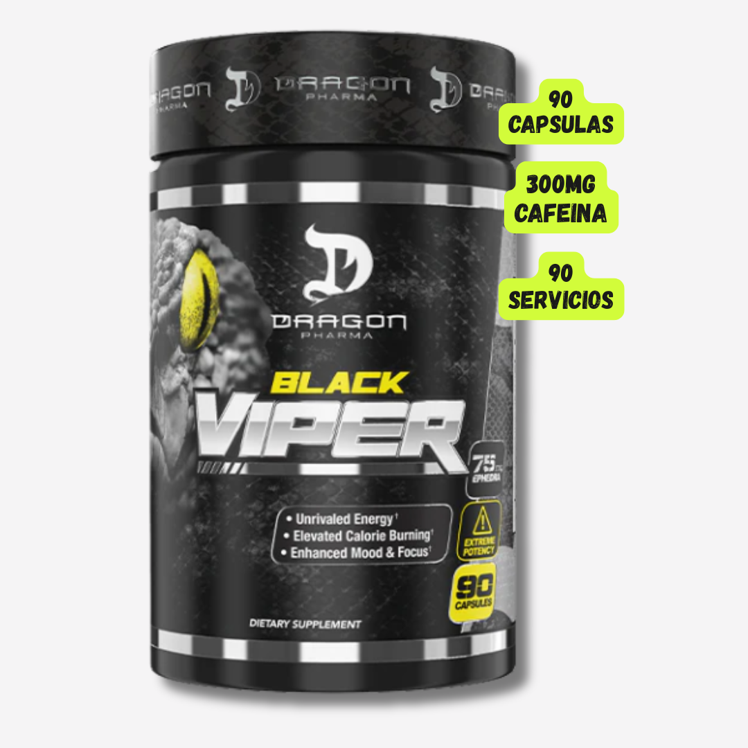 Black Viper de Dragon Pharma 90 caps